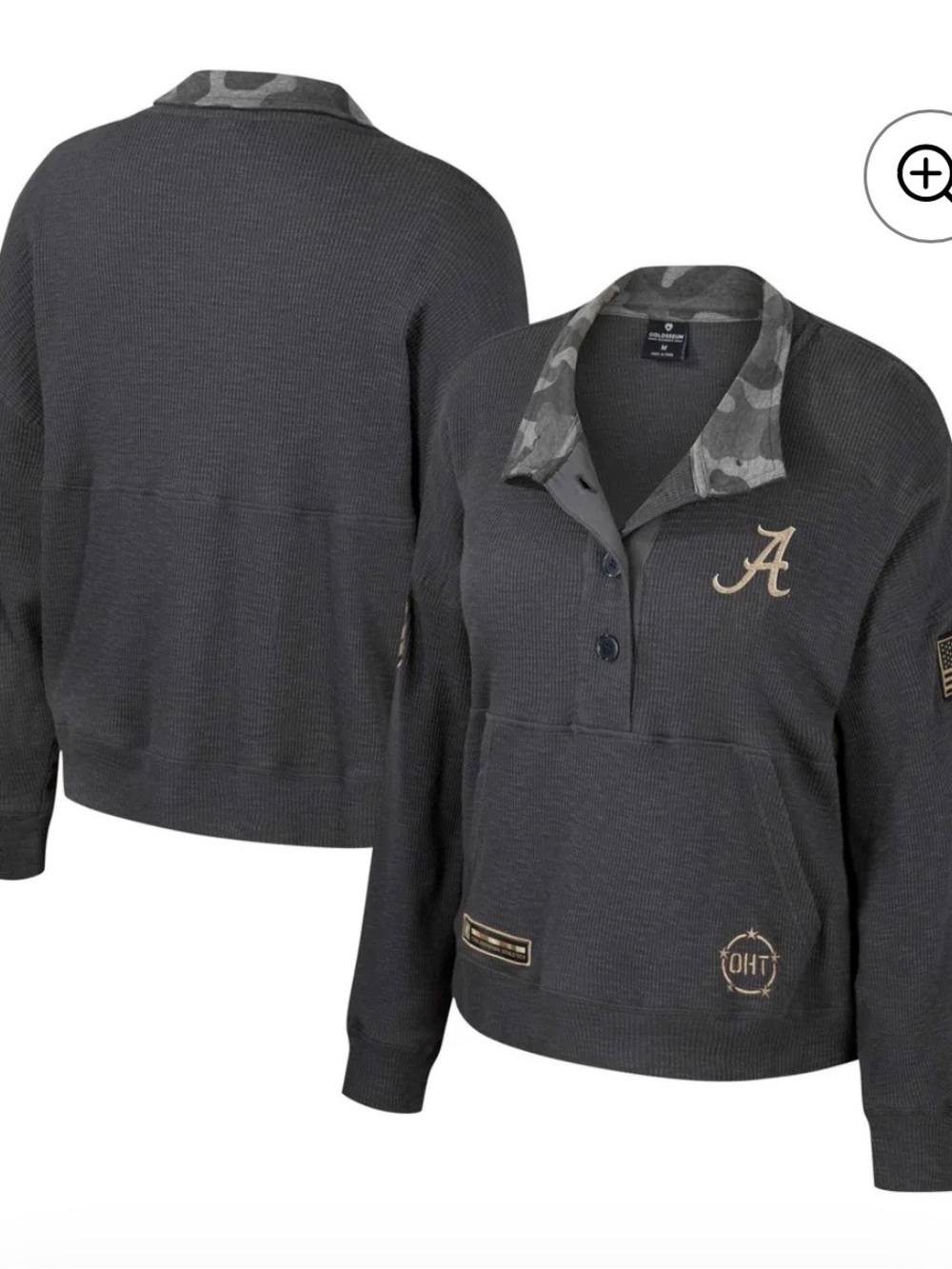 Colosseum Alabama Payback Henley Thermal - L